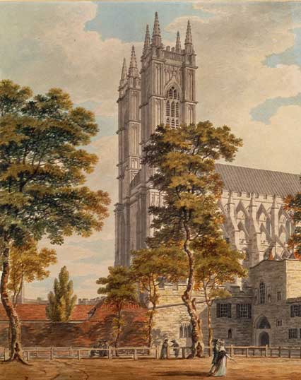 Westminster Abbey From The Schools