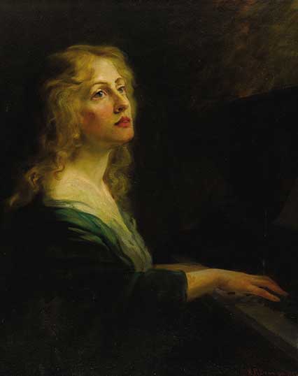 Woman at the Piano