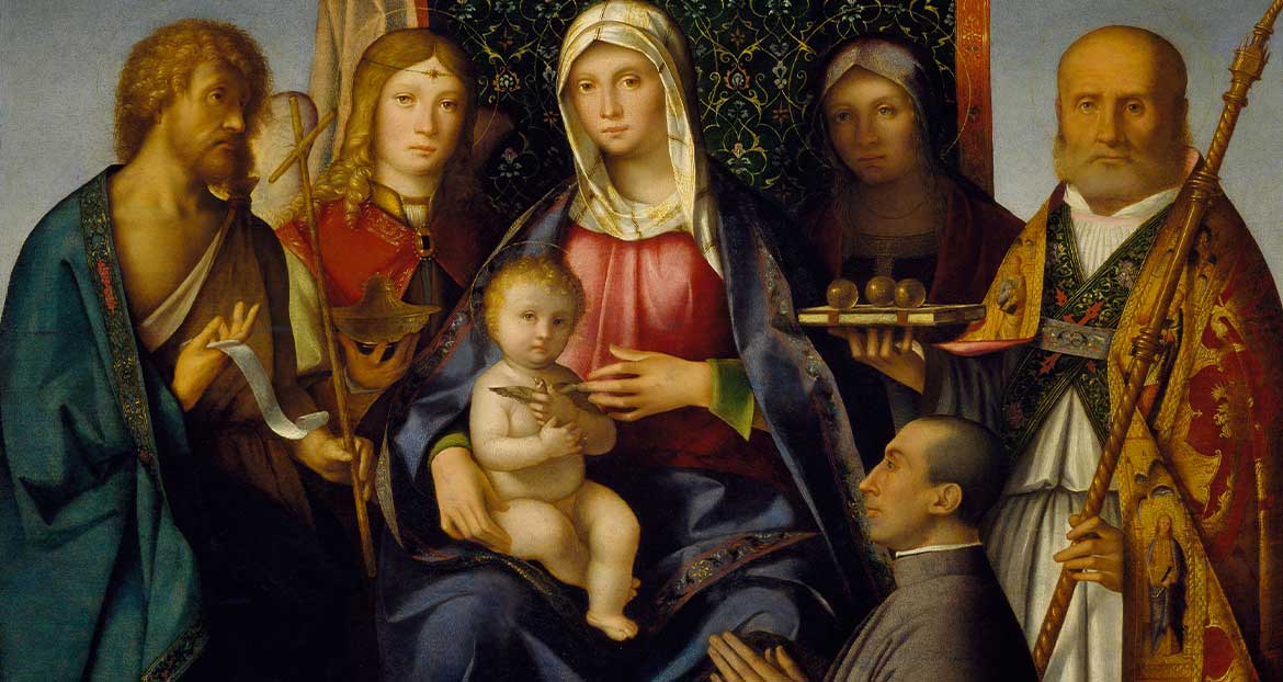 Virgin and Child with Saints and a Donor.