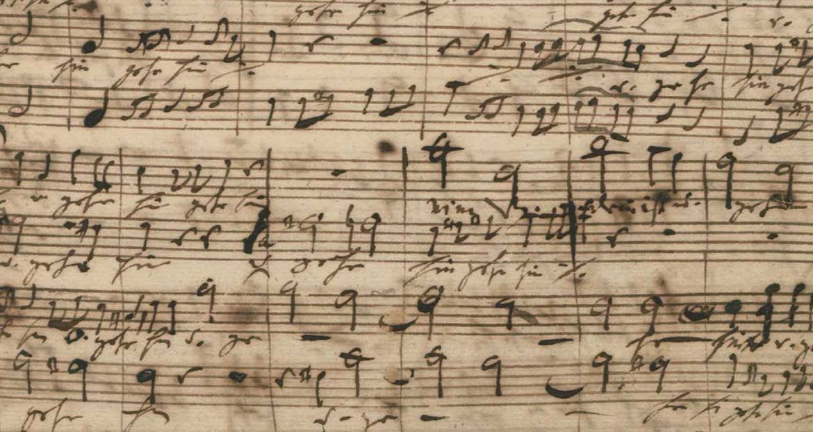 Cantate 144 - Holograph manuscript