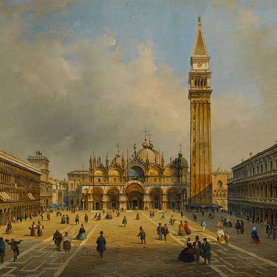 Venice, a view of St. Mark's Square
