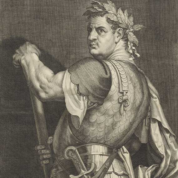 Portret van keizer Titus
