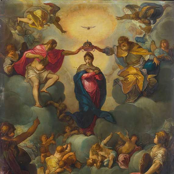 The coronation of the Virgin
