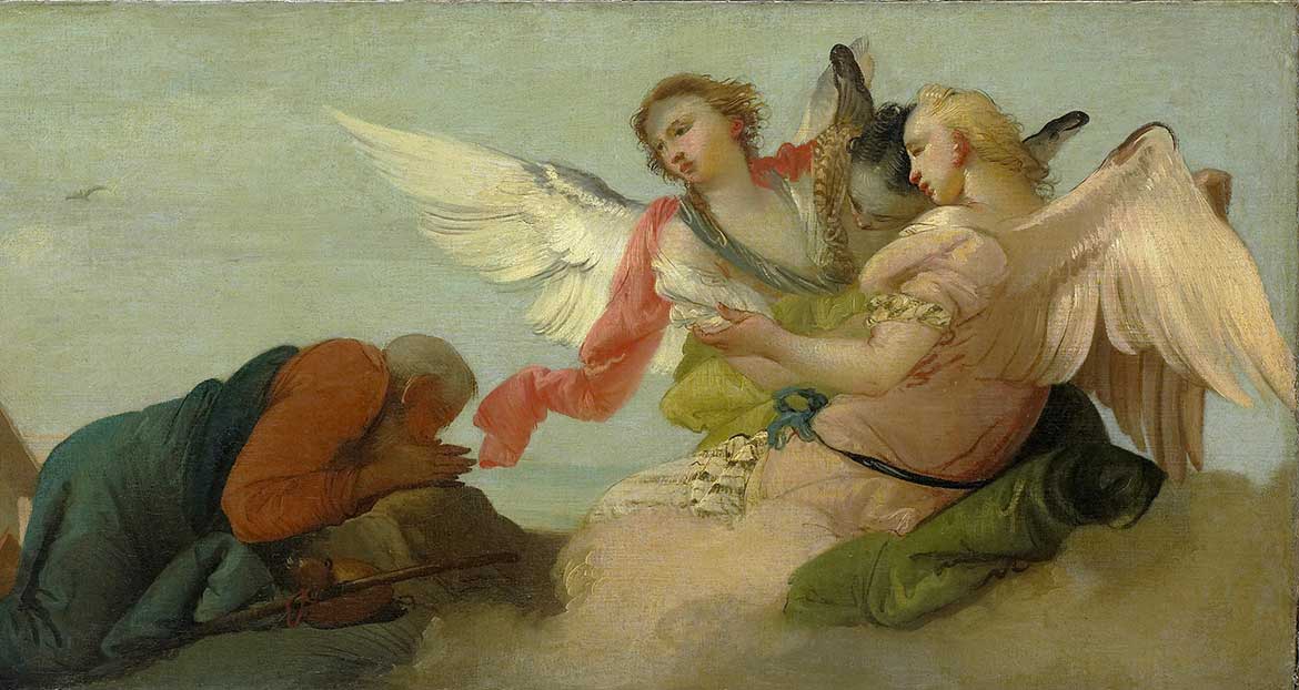 Abraham with the three Angels