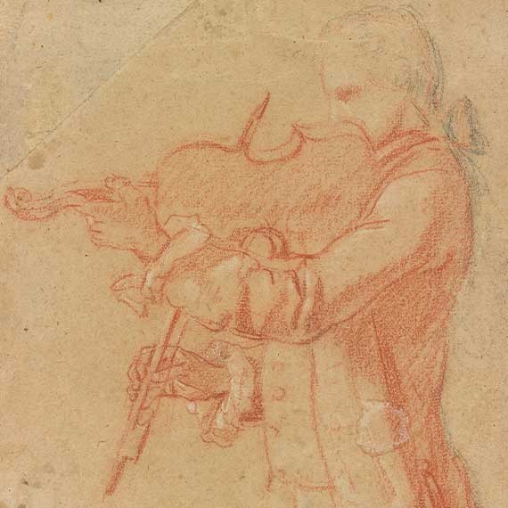 Study of a Man Playing the Violin