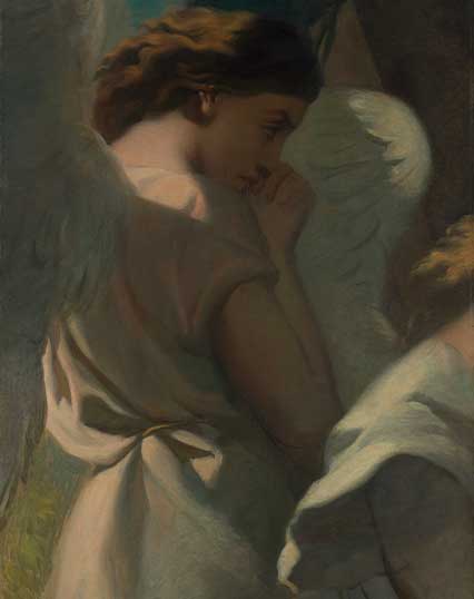 An Angel Praying in the Garden of Olives