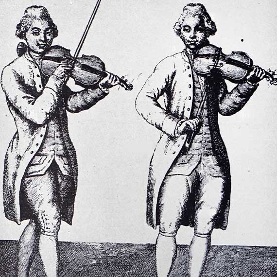 Two violonists